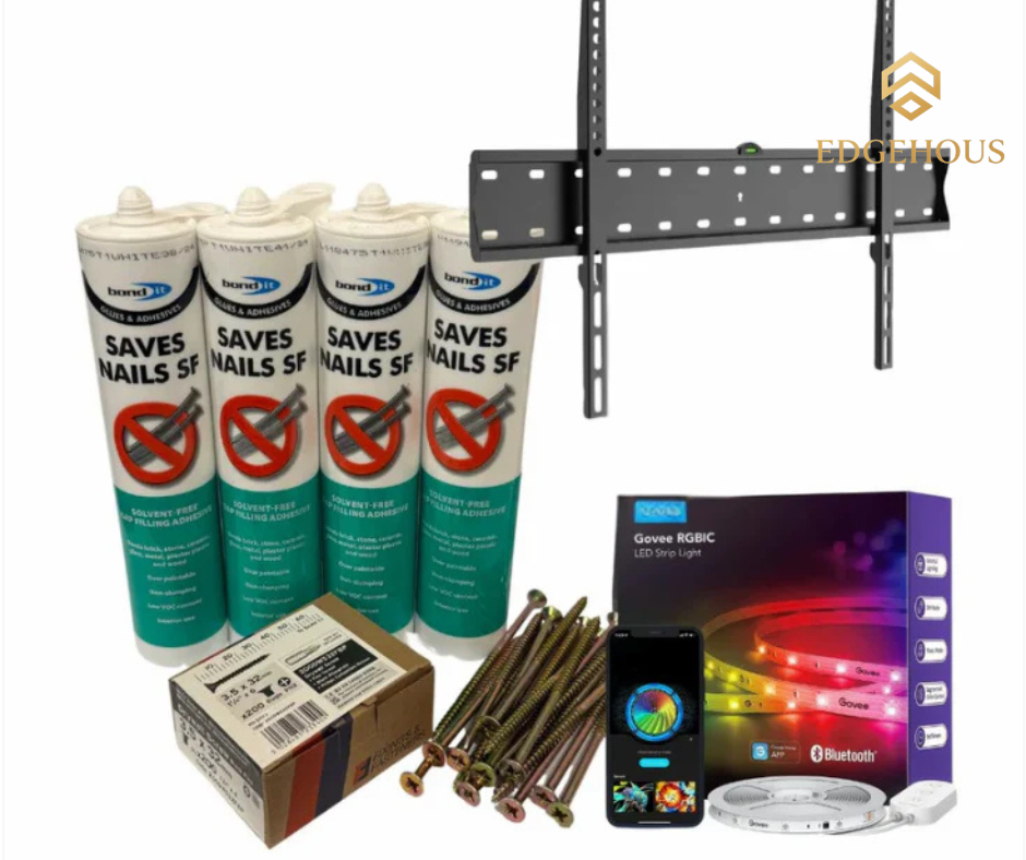 Installation Kit (Includes LED strips, TV Bracket, Adhesive etc)